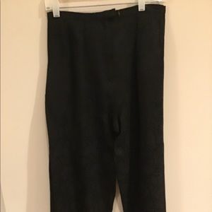 Yves Saint Laurent Silk Blend Black Pants